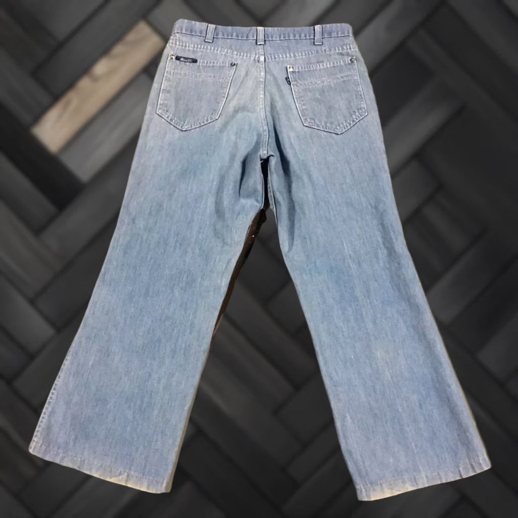 Vintage VINTAGE Levi’s Jeans Talon 42 Zipper 70s 31 Inseam 25.5 Denim Blue Hippy 1970s Mens Womens Girls Boys Regular 70s Size US 31 - 1 Thumbnail