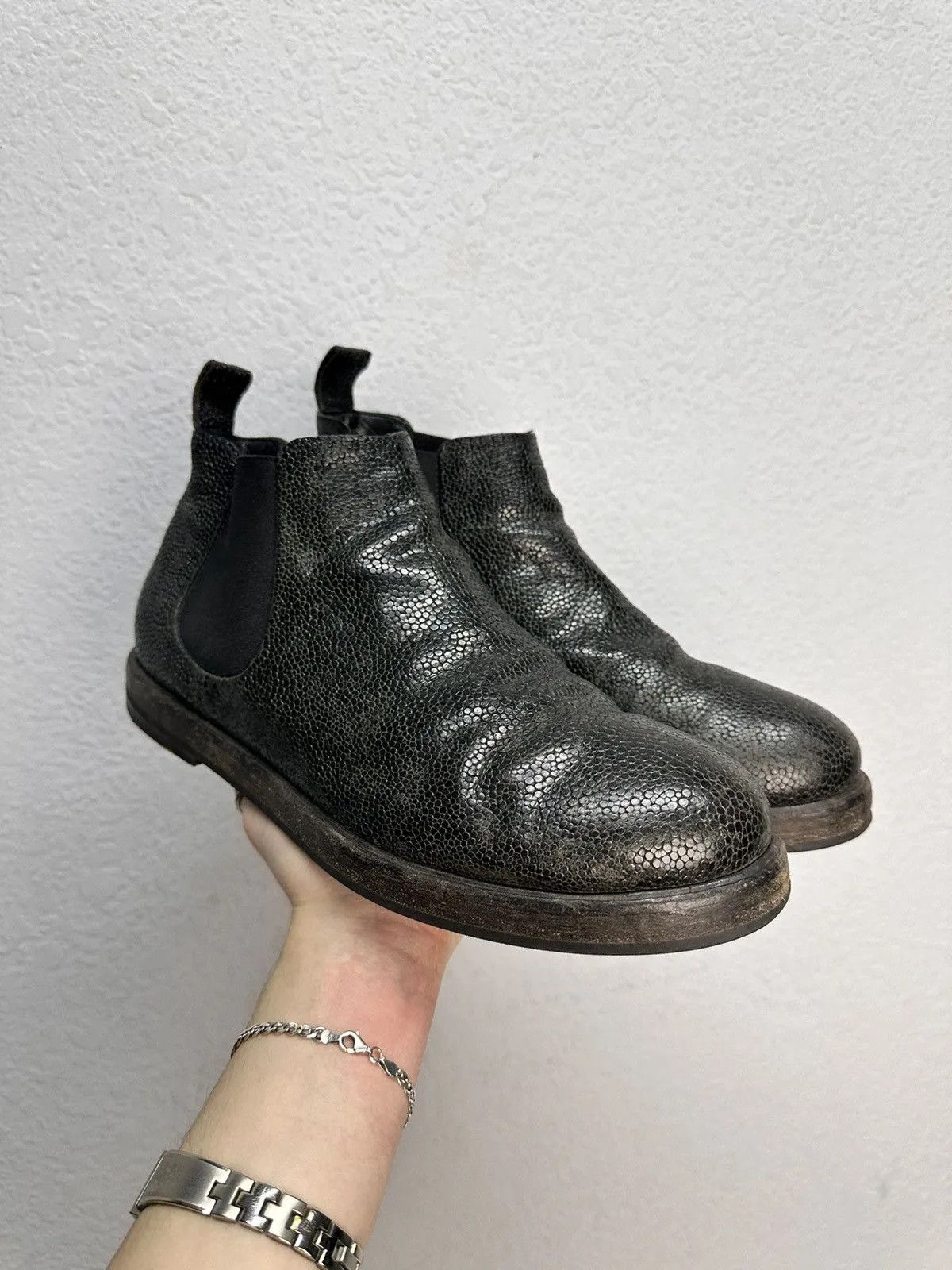 A.S.98 AS 98 STYLE GUIDI VINTAGE LEATHER BOOTS HANDMADE JAPAN GOA Size US 8 / EU 41 - 11 Thumbnail