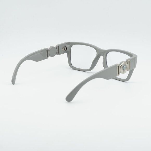 Versace Versace VE3368U 5501 Eyeglasses Light Grey 55mm Square Frame Size ONE SIZE - 9 Thumbnail