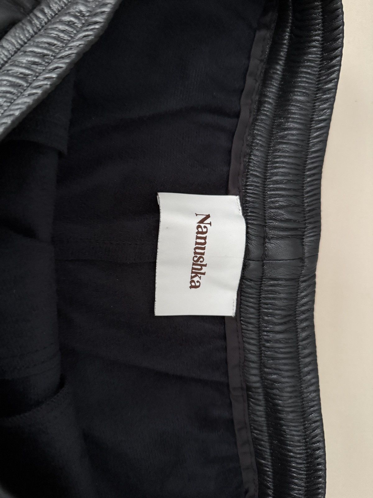 Nanushka Doxxi vegan leather short - black Size US 32 / EU 48 - 2 Thumbnail