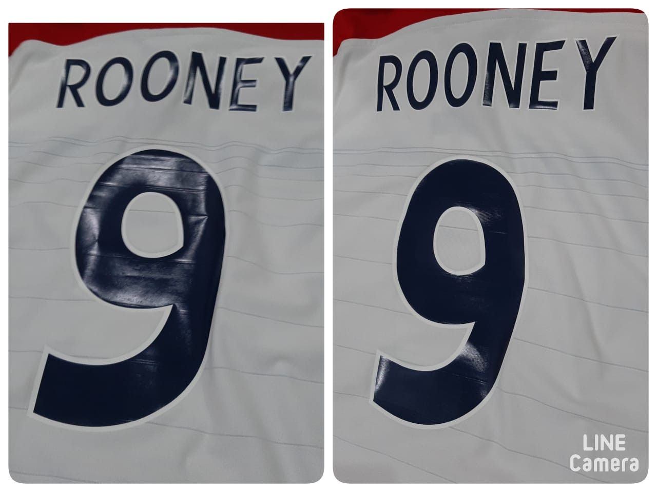 Umbro England Umbro Home Jersey Euro 2004,Size Small ,ROONEY#9 Size US S / EU 44-46 / 1 - 6 Thumbnail