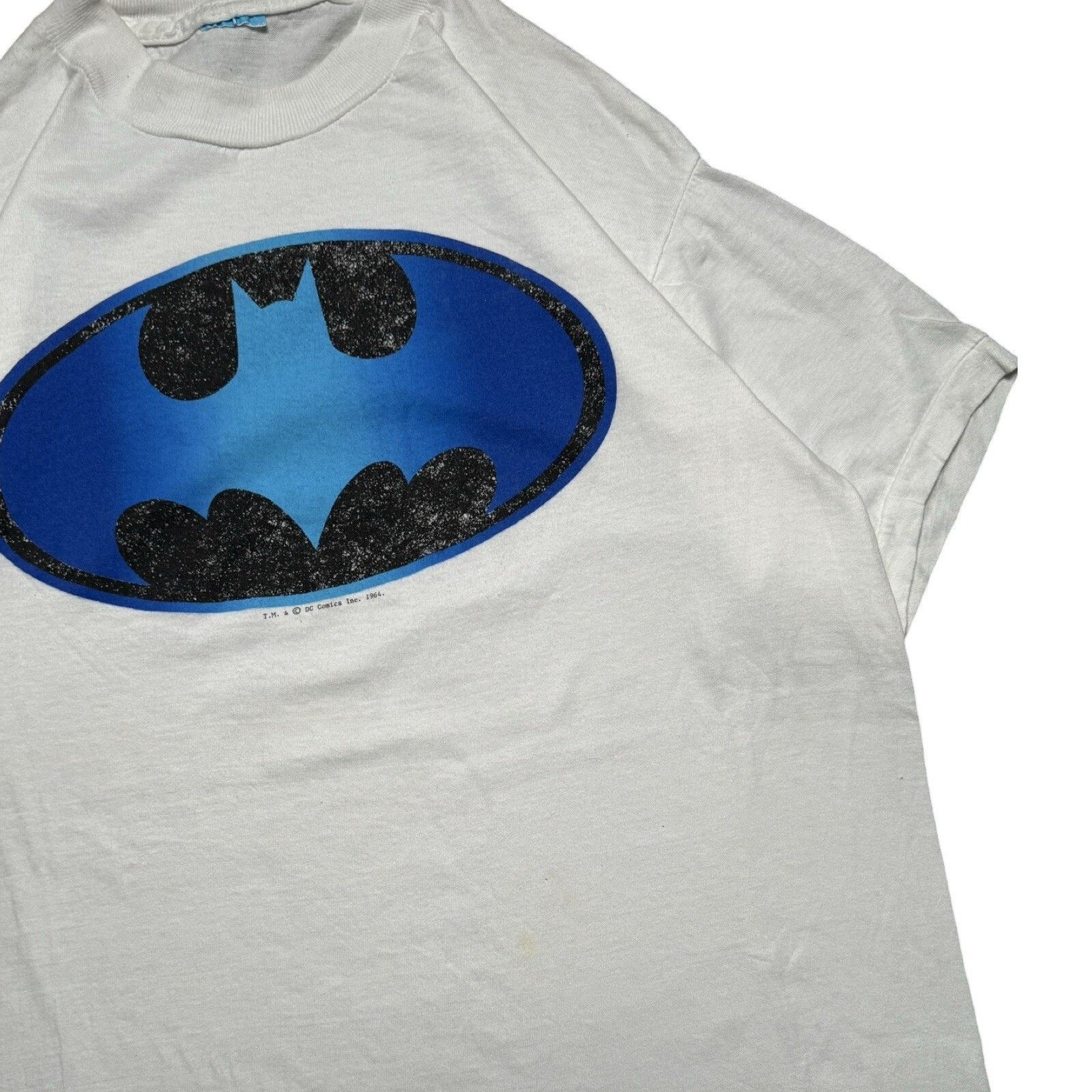 Vintage Vintage 80s Batman Alt Logo Graphic T Shirt Mens L Joker Size US L / EU 52-54 / 3 - 2 Thumbnail