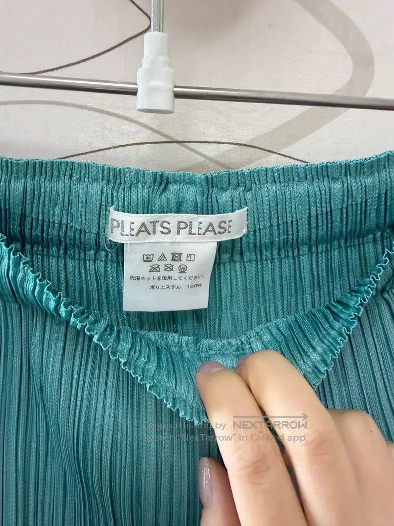 Issey Miyake Issey Miyake Cropped Pants Green Size 25" / US 0 / IT 36 - 3 Thumbnail