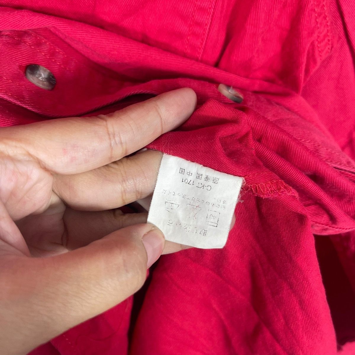Missoni Missoni Sport Vintage Button-Up Shirt Red Cotton Twill Size US M / EU 48-50 / 2 - 6 Thumbnail