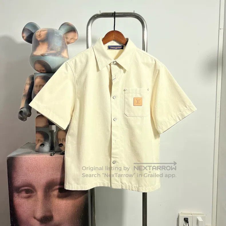 Louis Vuitton Louis Vuitton Short Sleeve Denim Jacket Size US S / EU 44-46 / 1 - 1 Thumbnail