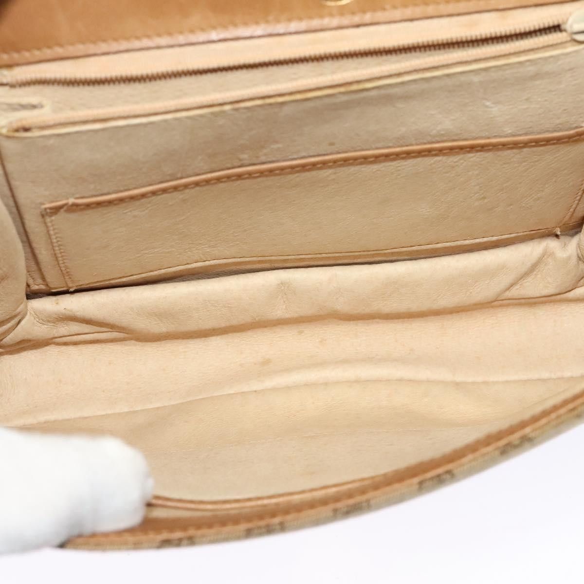 Gucci GUCCI Micro GG Canvas Shoulder Bag Beige Gold Size ONE SIZE - 16 Thumbnail