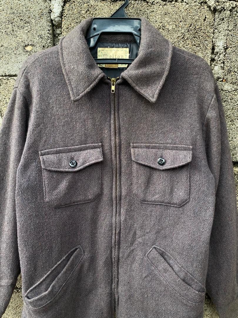 Japanese Brand Melton Wool Multipocket Jacket Size US M / EU 48-50 / 2 - 2 Thumbnail