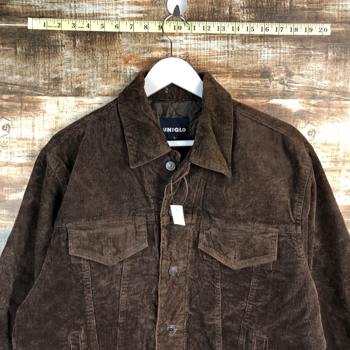 Uniqlo Uniqlo Dark Brown corduroy vintage jacket #A1527 Size US M / EU 48-50 / 2 - 5 Thumbnail