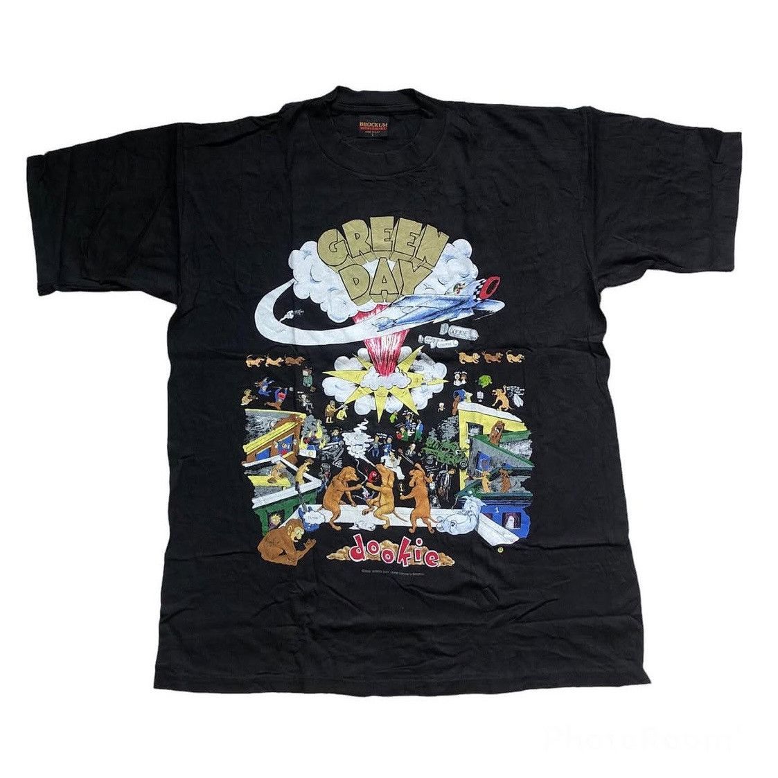 Band Tees × Vintage Green Day Dookie Tour 90s Brockum Vintage 90s T shirt Size US L / EU 52-54 / 3 - 2 Thumbnail