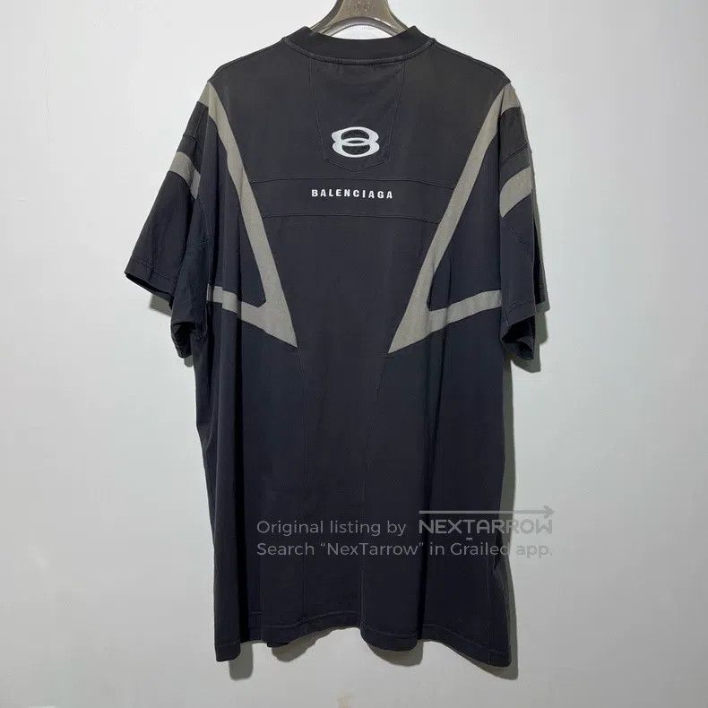 Balenciaga Balenciaga Double Ring King Logo T-Shirt Size US L / EU 52-54 / 3 - 2 Thumbnail