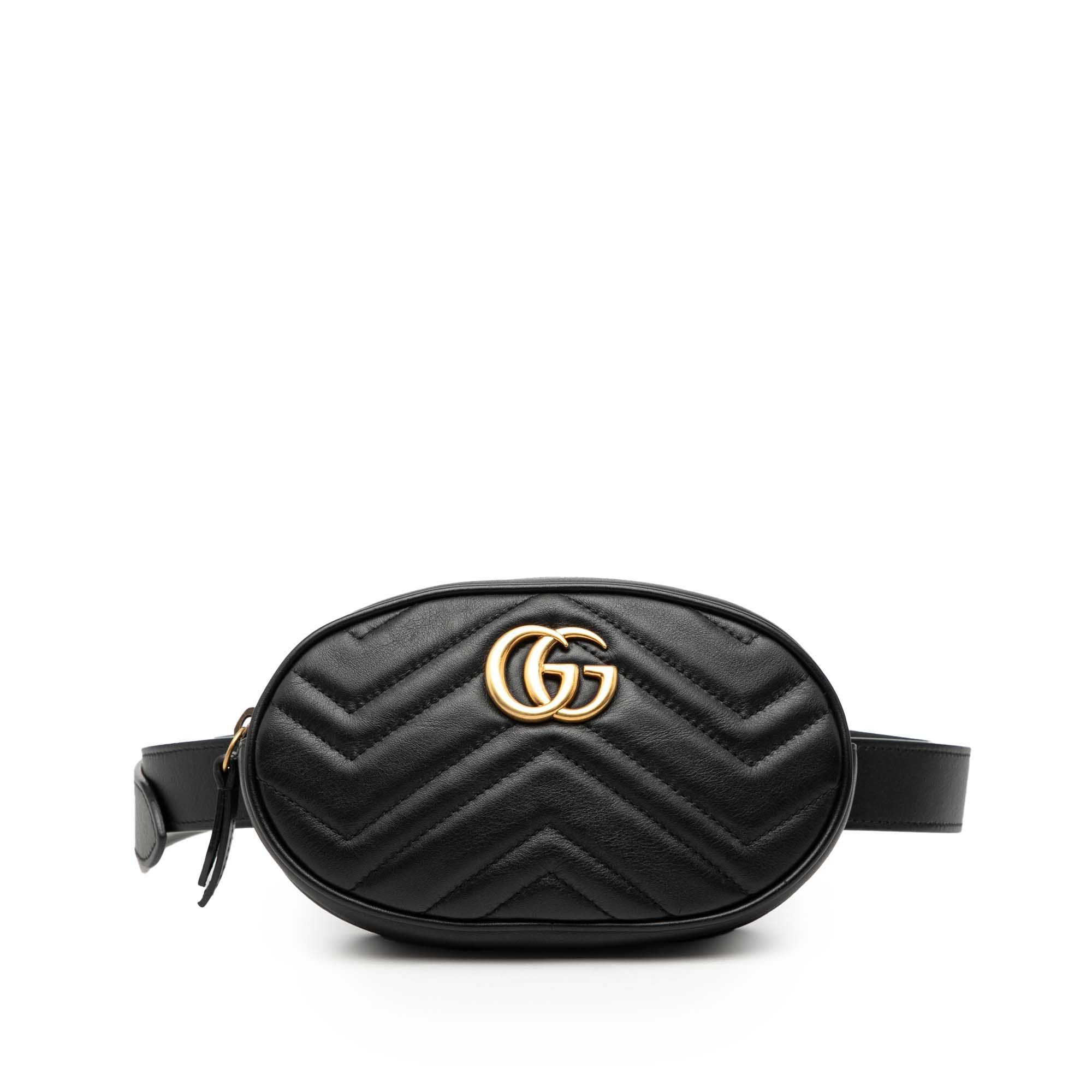 Gucci GG Marmont Matelasse Leather Belt Bag Size ONE SIZE - 1 Thumbnail