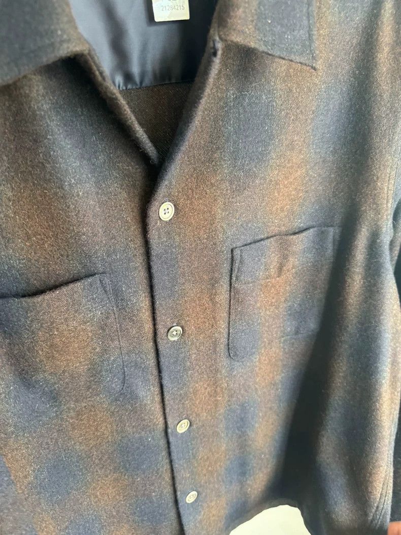 Our Legacy Our Legacy size48 A wool blended dark plaid shirt jacket Size US M / EU 48-50 / 2 - 5 Thumbnail