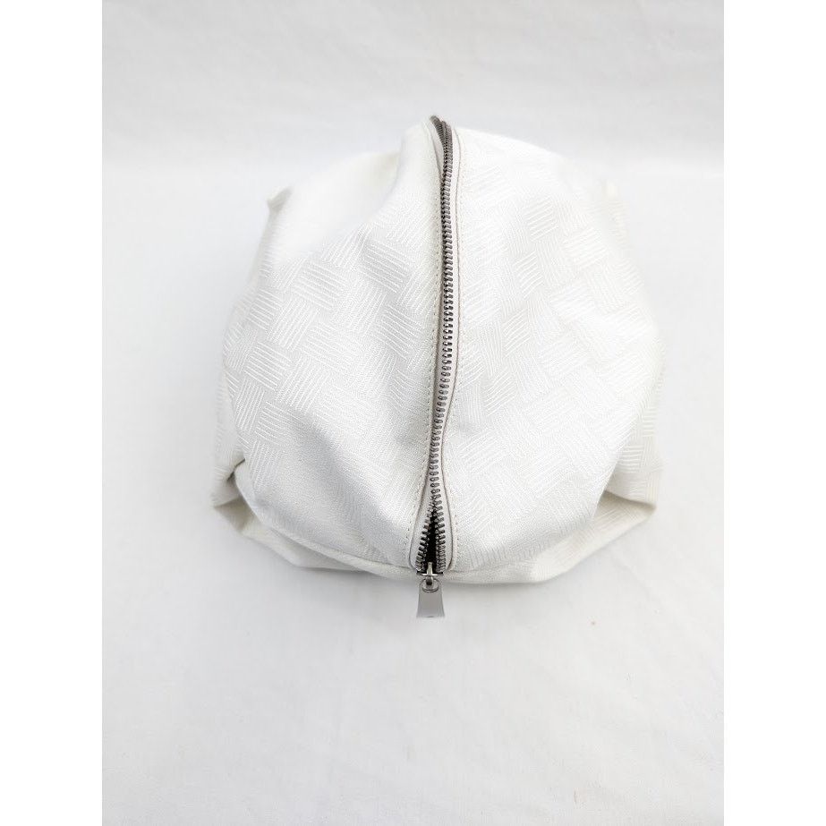 Bottega Veneta o1rshd1 Size: OS / Jacquard Pouch in White/Silver Size ONE SIZE - 10 Thumbnail