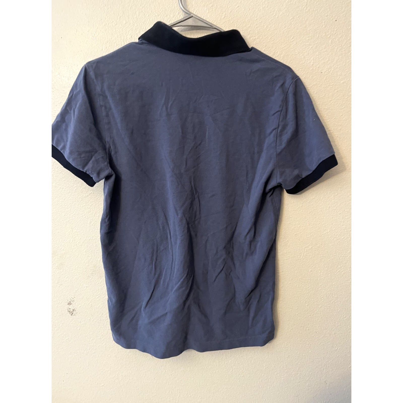 Tommy Hilfiger Tommy Hilfiger Polo Shirt Short Sleeve Men Slim V Neck Regular Fit Blue S Size US S / EU 44-46 / 1 - 3 Thumbnail