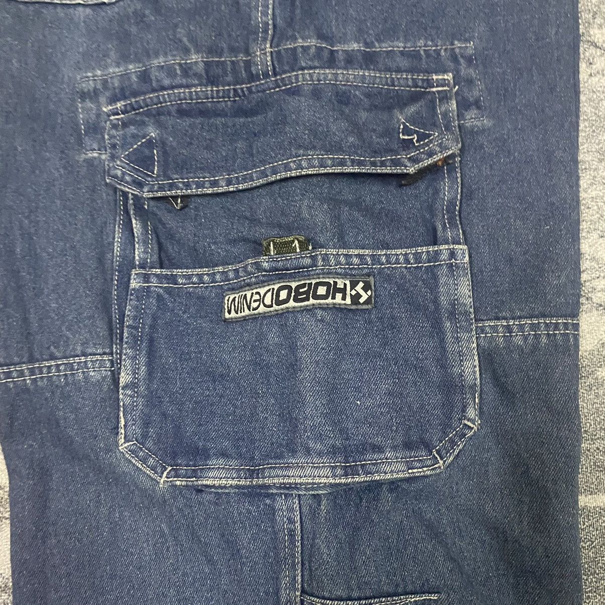 JNCO × Japanese Brand × Vintage Vintage Japanese Baggy Hobo Cargo Denim Jnco Style Size US 34 / EU 50 - 11 Thumbnail