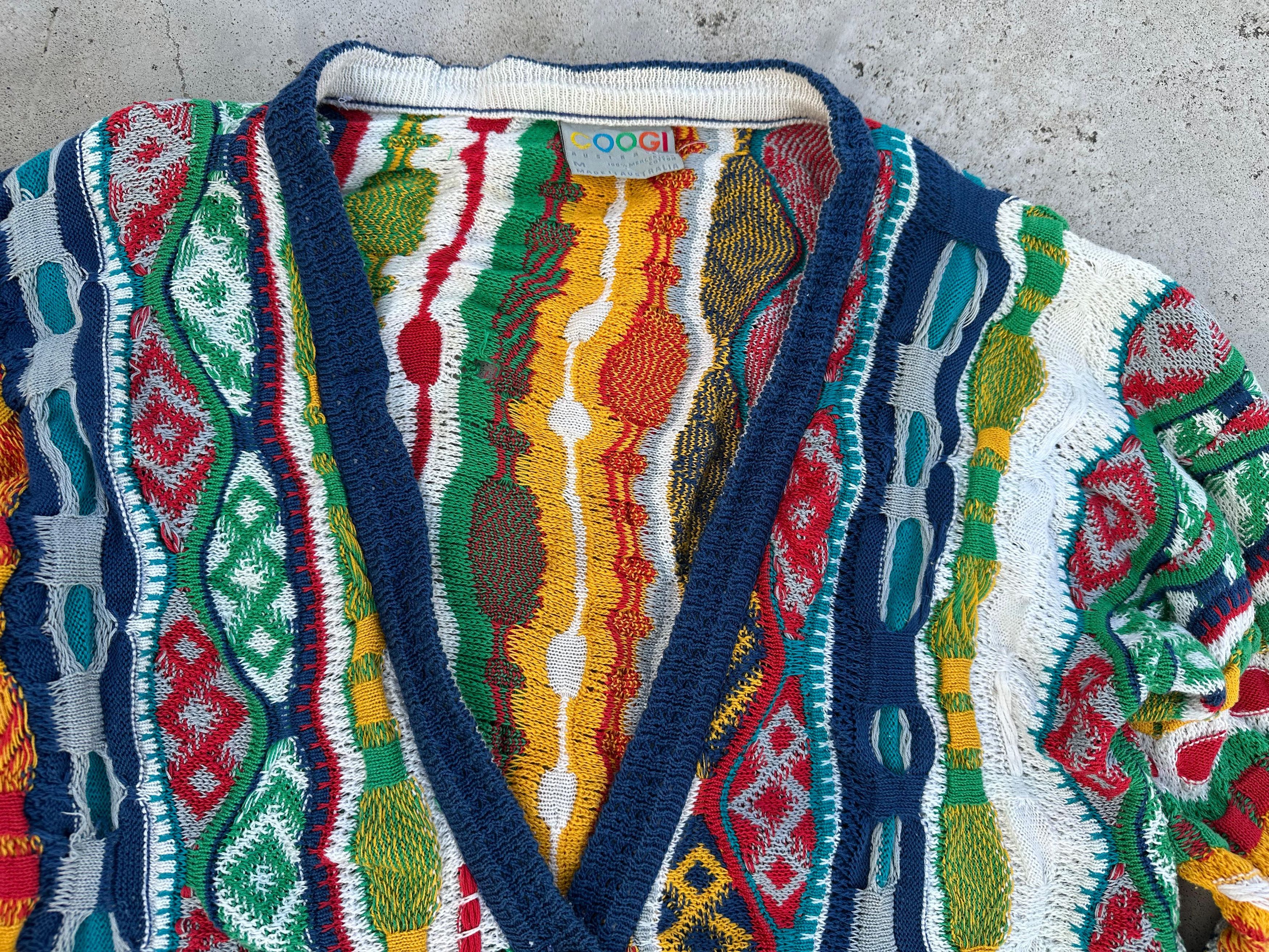 Coogi × Vintage Rare💥Vintage Coogi Sweater- multicolour Cardigan Size US M / EU 48-50 / 2 - 3 Thumbnail