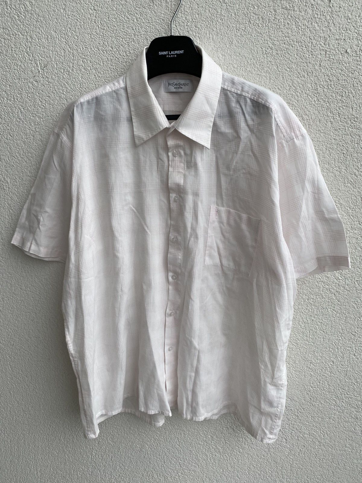 Yves Saint Laurent Super Soft YSL Shirt White Summer Size US XXL / EU 58 / 5 - 8 Thumbnail