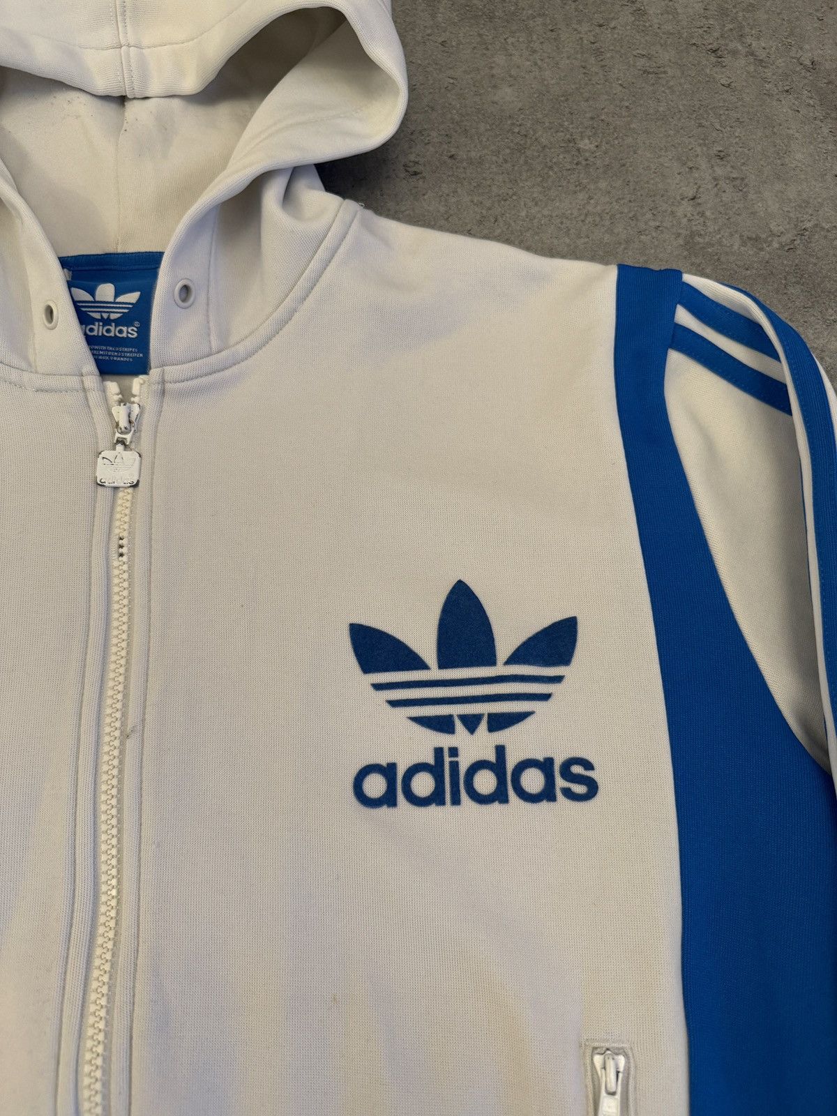 Adidas × Vintage Adidas Vintage 00s Zip Tracksuit 3 stripes logo Rap Skate Size US S / EU 44-46 / 1 - 4 Thumbnail