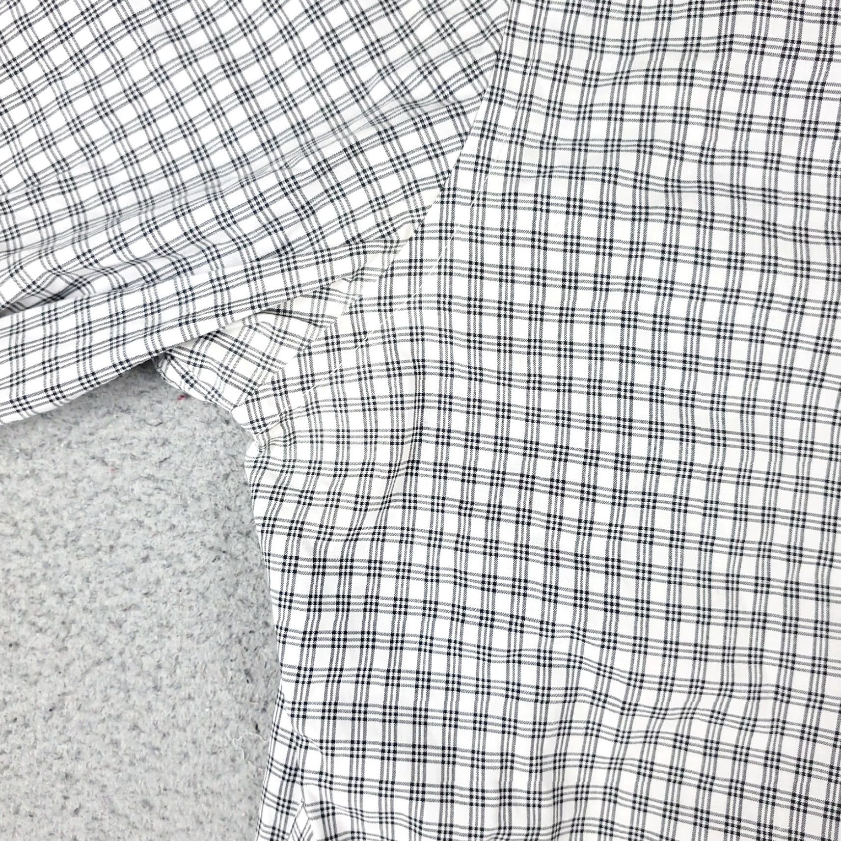 Ralph Lauren Ralph Lauren Shirt Mens 15.5 Gray White Plaid Dress Button Up Long Sleeve Size 42R - 3 Thumbnail