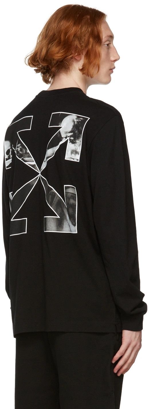 Off-White Black Caravaggio Arrows Long Sleeve Skate T-Shirt Size US M / EU 48-50 / 2 - 2 Thumbnail