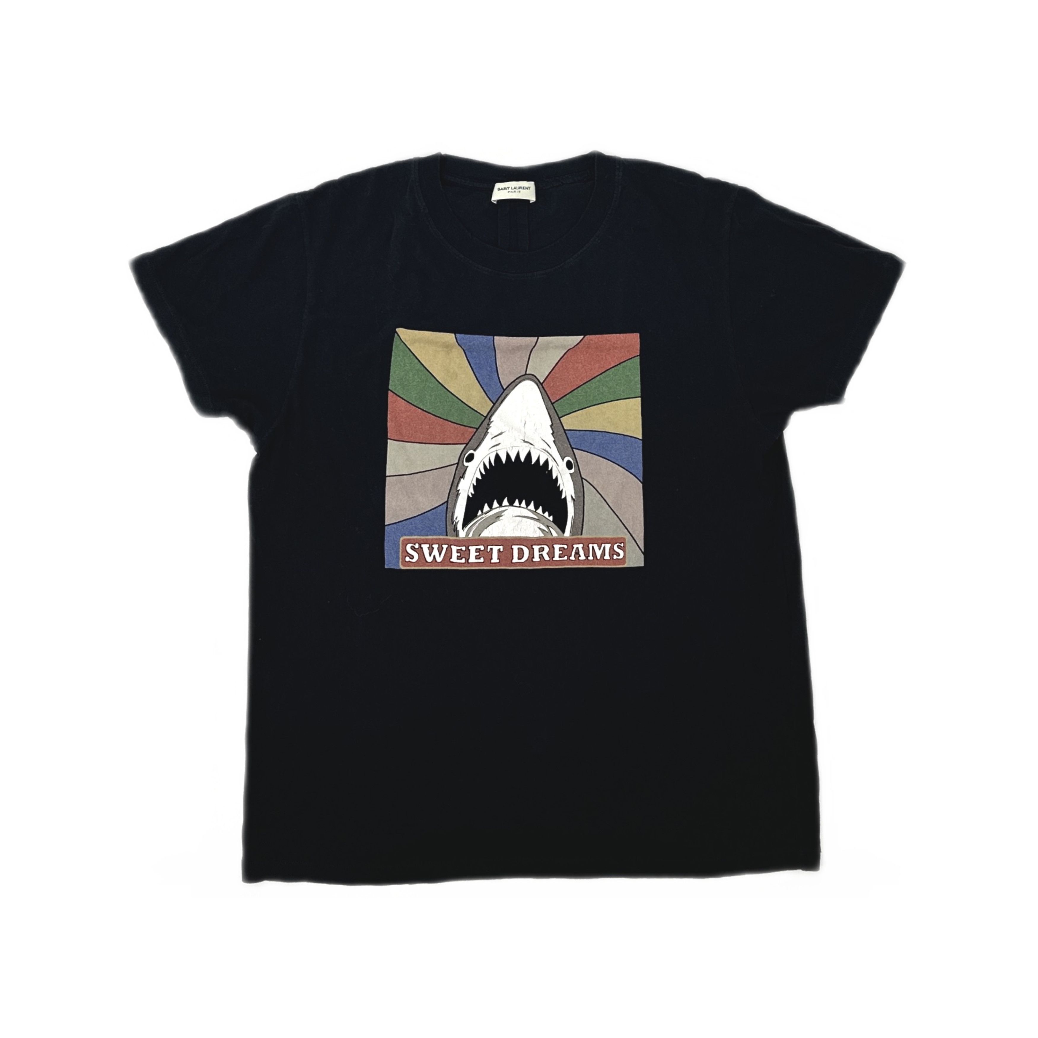 Saint Laurent Paris Saint Laurent Shark Sweet Dreams T-Shirt Size L Size US L / EU 52-54 / 3 - 1 Thumbnail