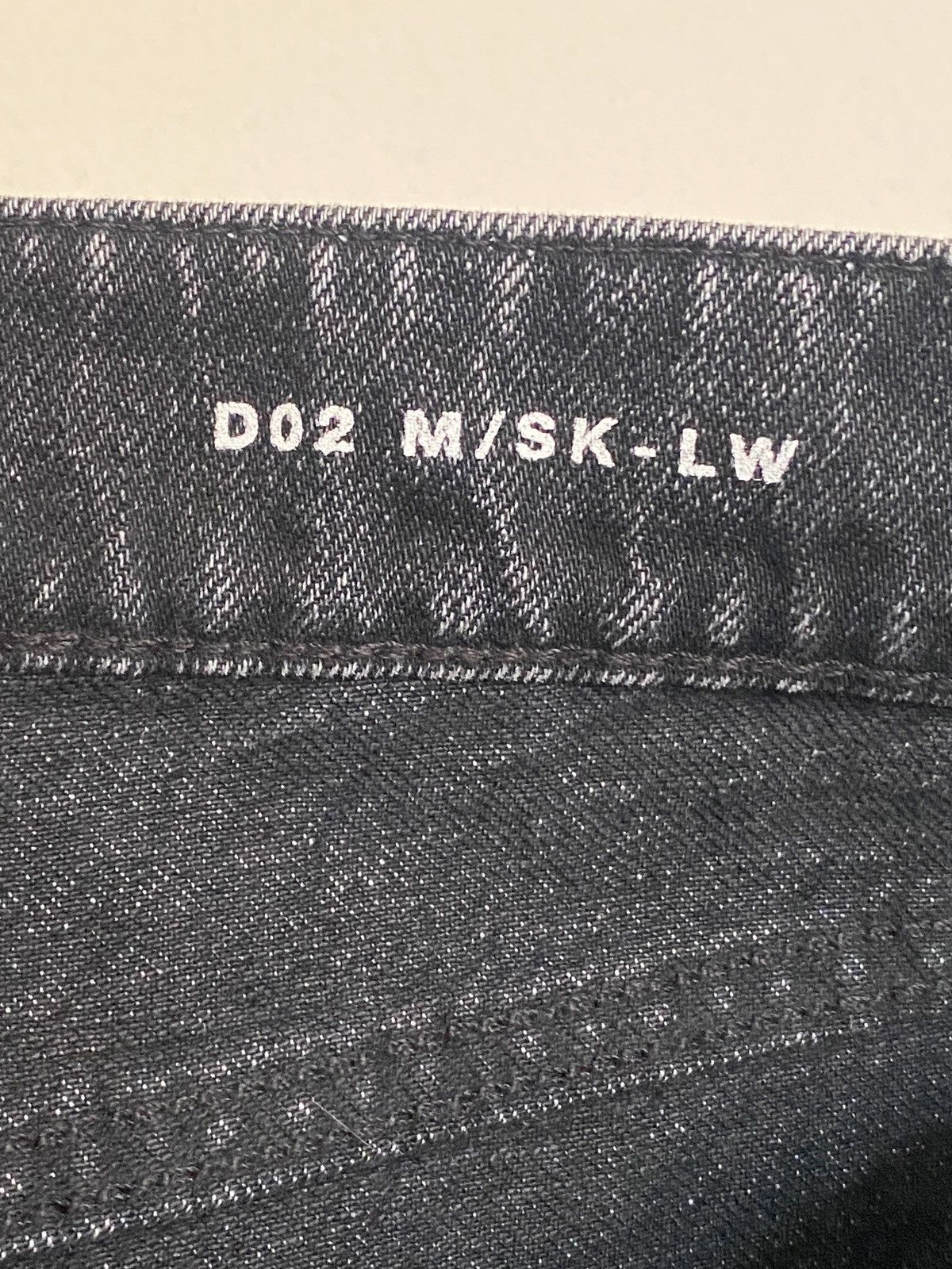 Saint Laurent Paris NWT D02 knee slit trash black acid wash pair #1 Size US 30 / EU 46 - 7 Thumbnail
