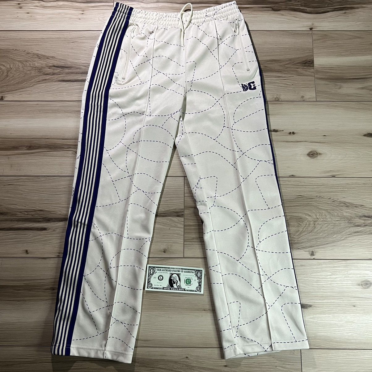 DC × Japanese Brand × Needles Pattern Side Ribbon Track Pants Size US 30 / EU 46 - 1 Thumbnail