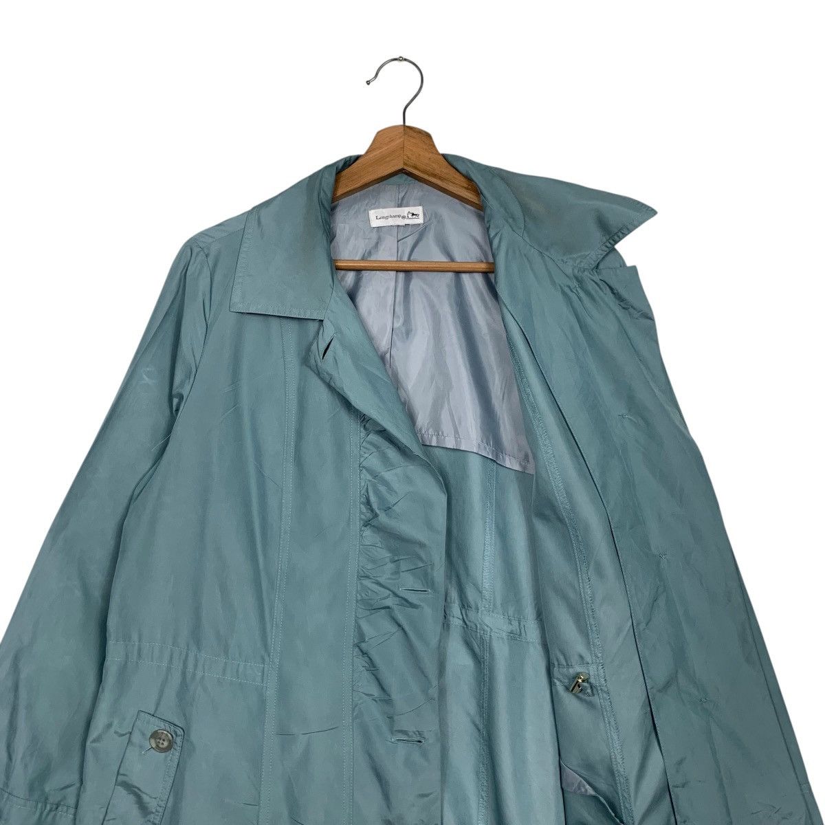 Longchamp LONGCHAMP Classic Button Coat Jacket #2687-C120 Size L / US 10 / IT 46 - 10 Thumbnail