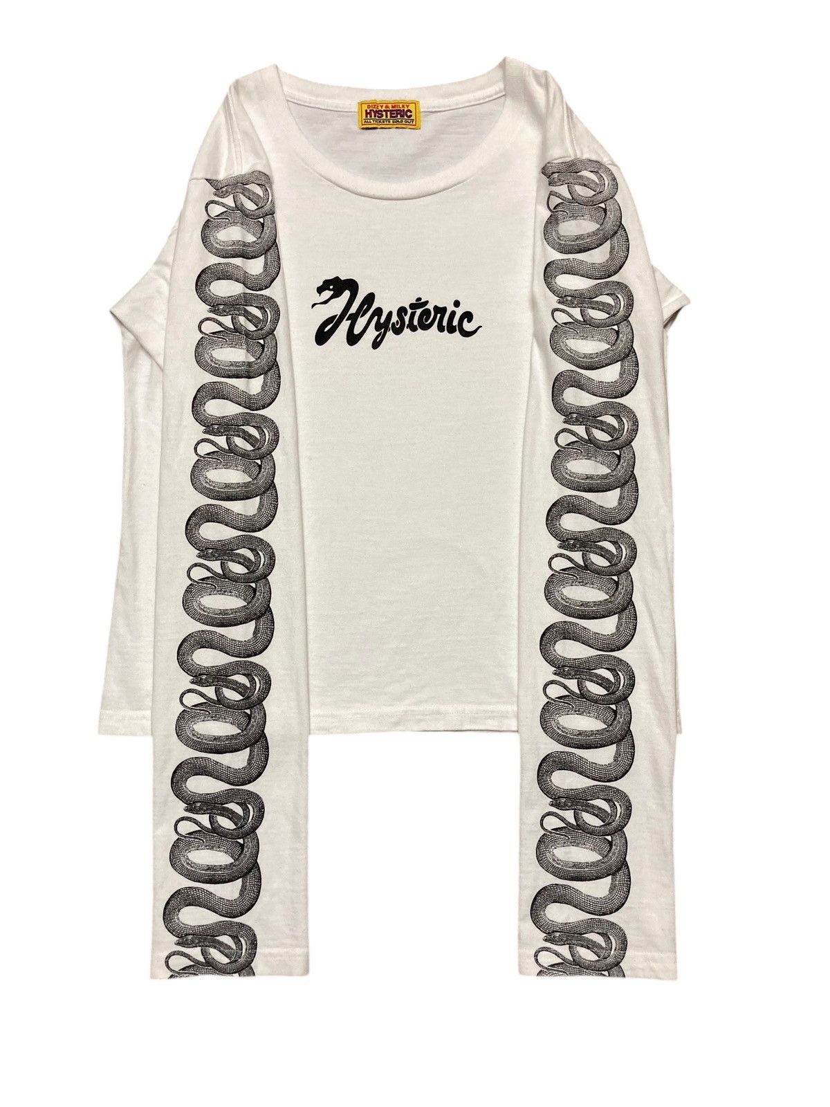 トップス HYSTERIC GLAMOR SNAKE SLEEVE LONGSLEEVE RARE Hysteric Glamour Snake Sleeve L/S T-Shirt
