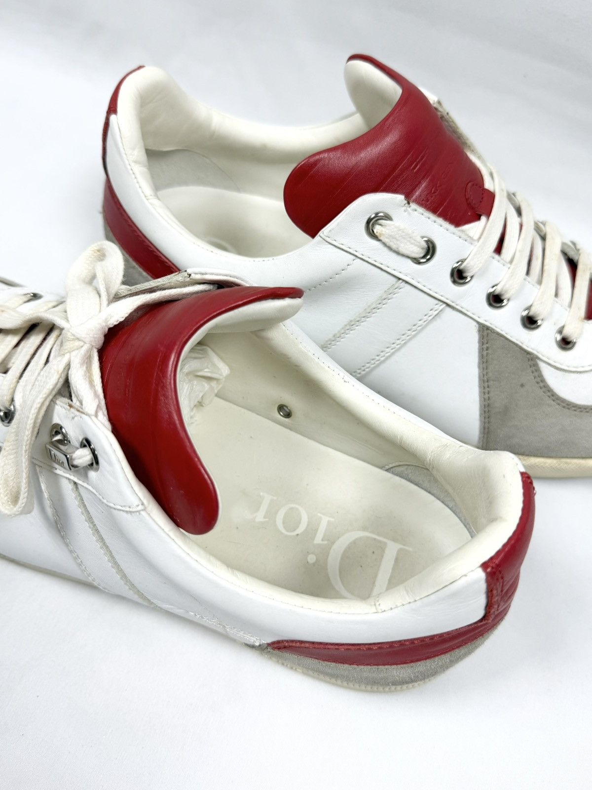 Dior SS13 Dior Homme Kris Van Assche ‘B01’ Red/White GAT Sneakers Size US 8 / EU 41 - 3 Thumbnail