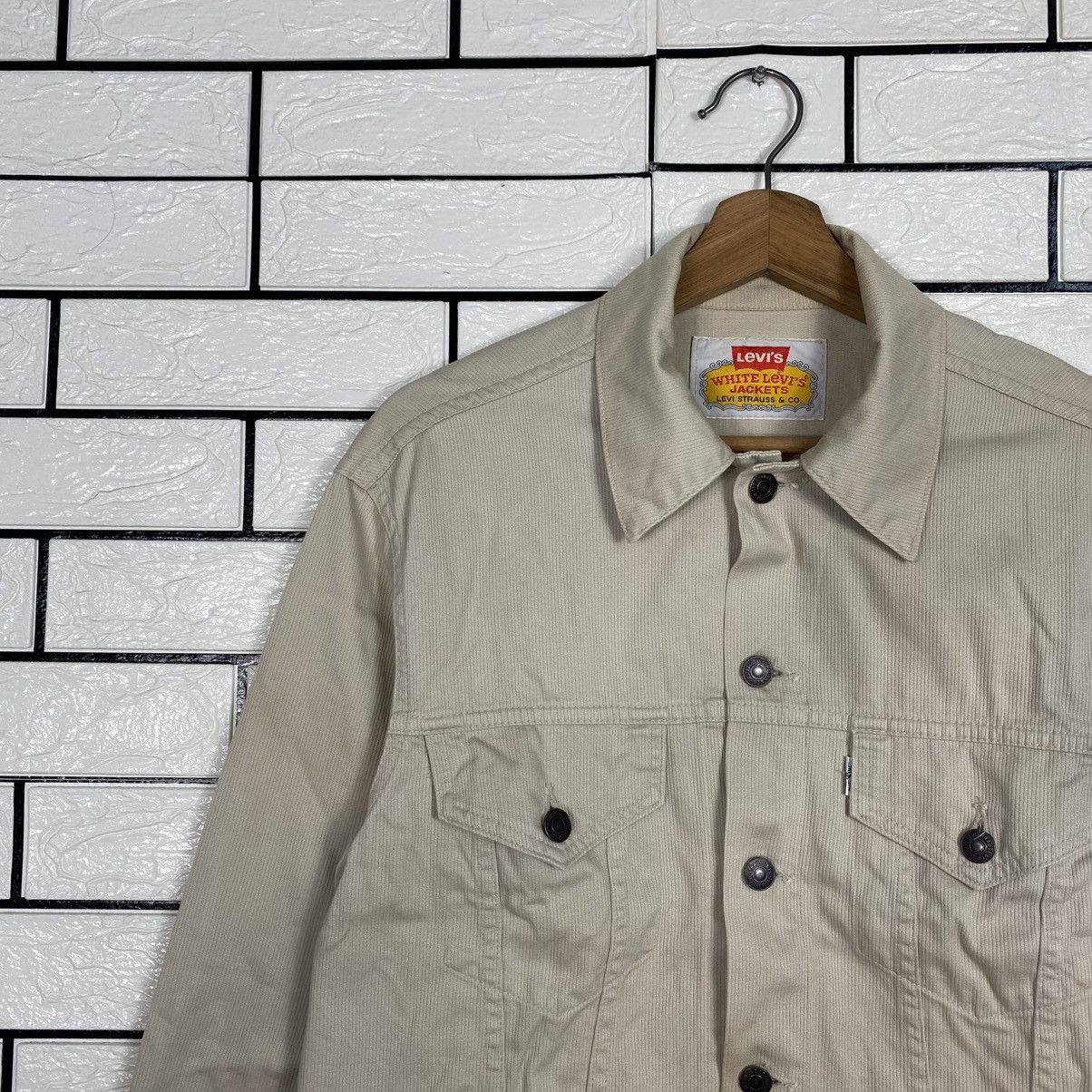 Levi's 📌Vintage Trucker Corduroy Jacket White Levi's Jackets Size US XXS / EU 40 - 8 Thumbnail