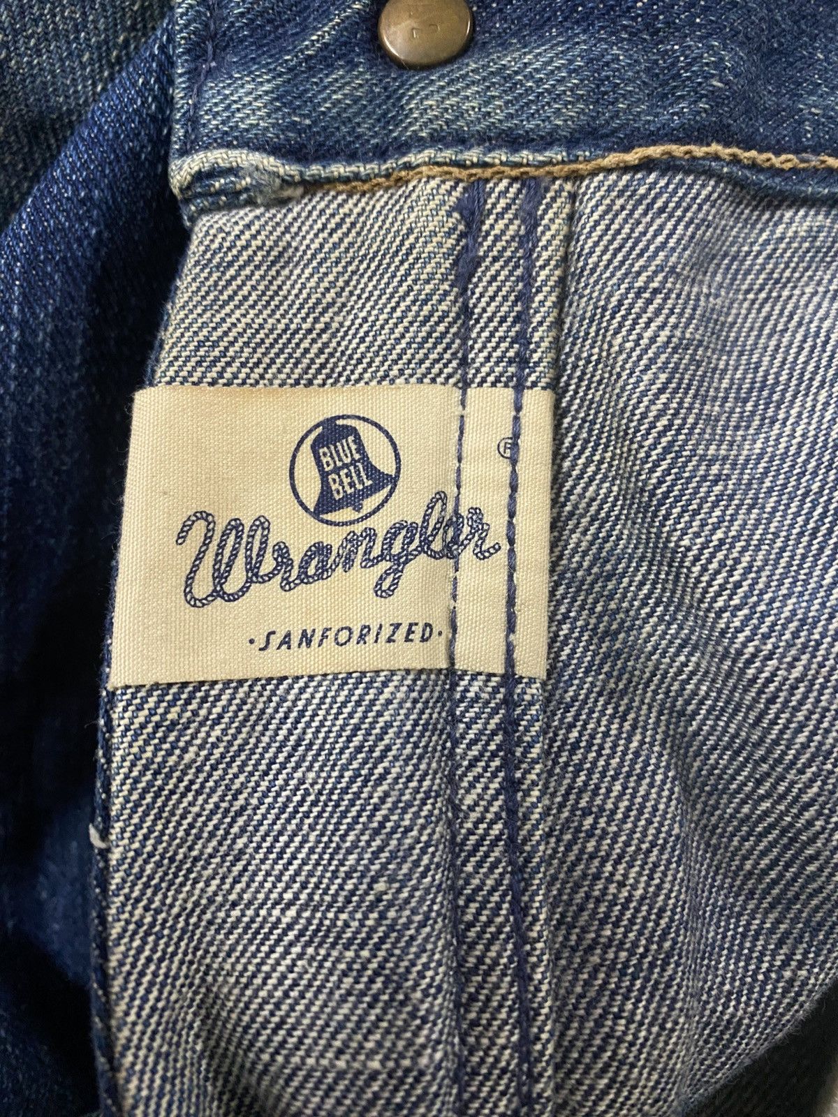 Wrangler Vintage 80s Wrangler Blue Bell Sail Cloth Sanforized Jeans Size US 28 / EU 44 - 10 Thumbnail