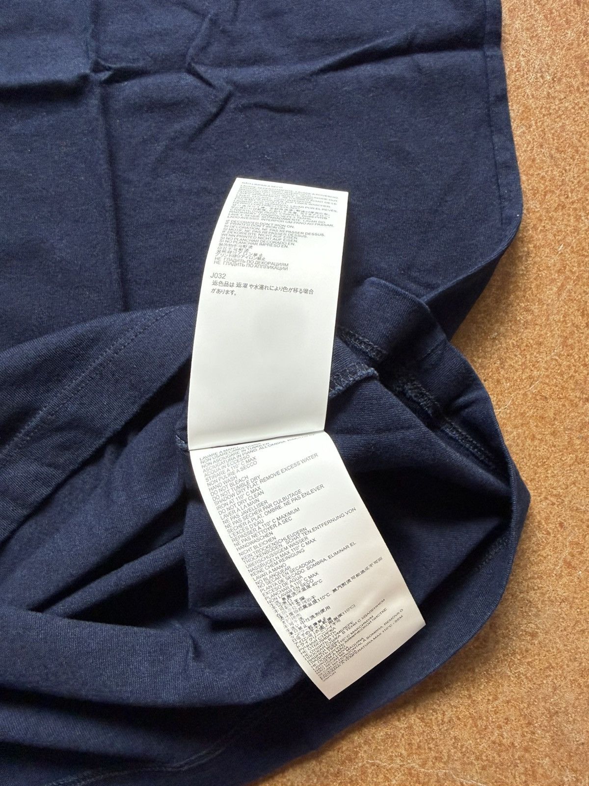 Maison Margiela Maison Margiela Line 10 Basic Tee Navy XL Size US XL / EU 56 / 4 - 8 Thumbnail