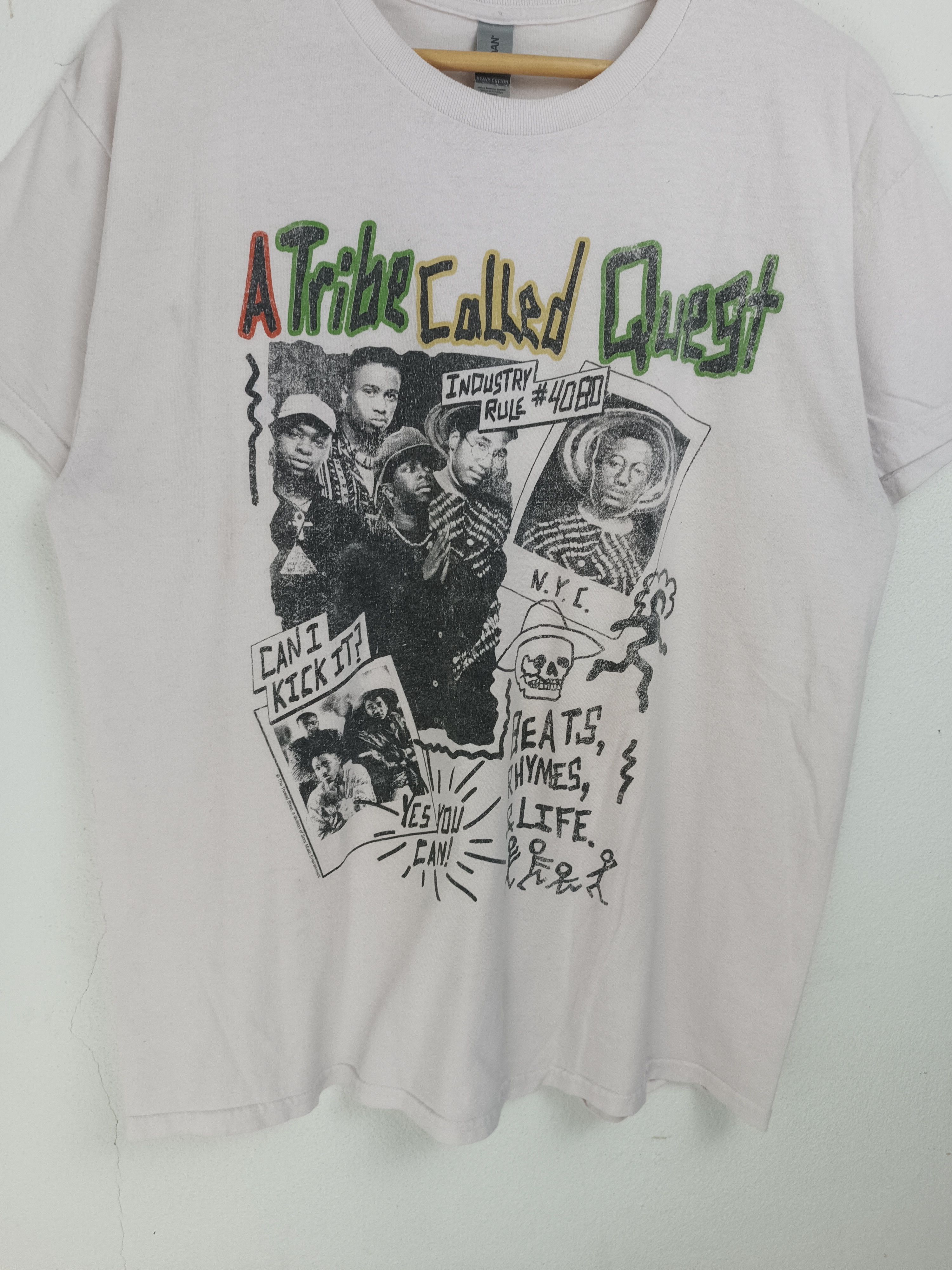 Rap Tees VINTAGE A TRIBE CALLED QUEST FADED TEE wutang nwa dre Size US L / EU 52-54 / 3 - 7 Thumbnail