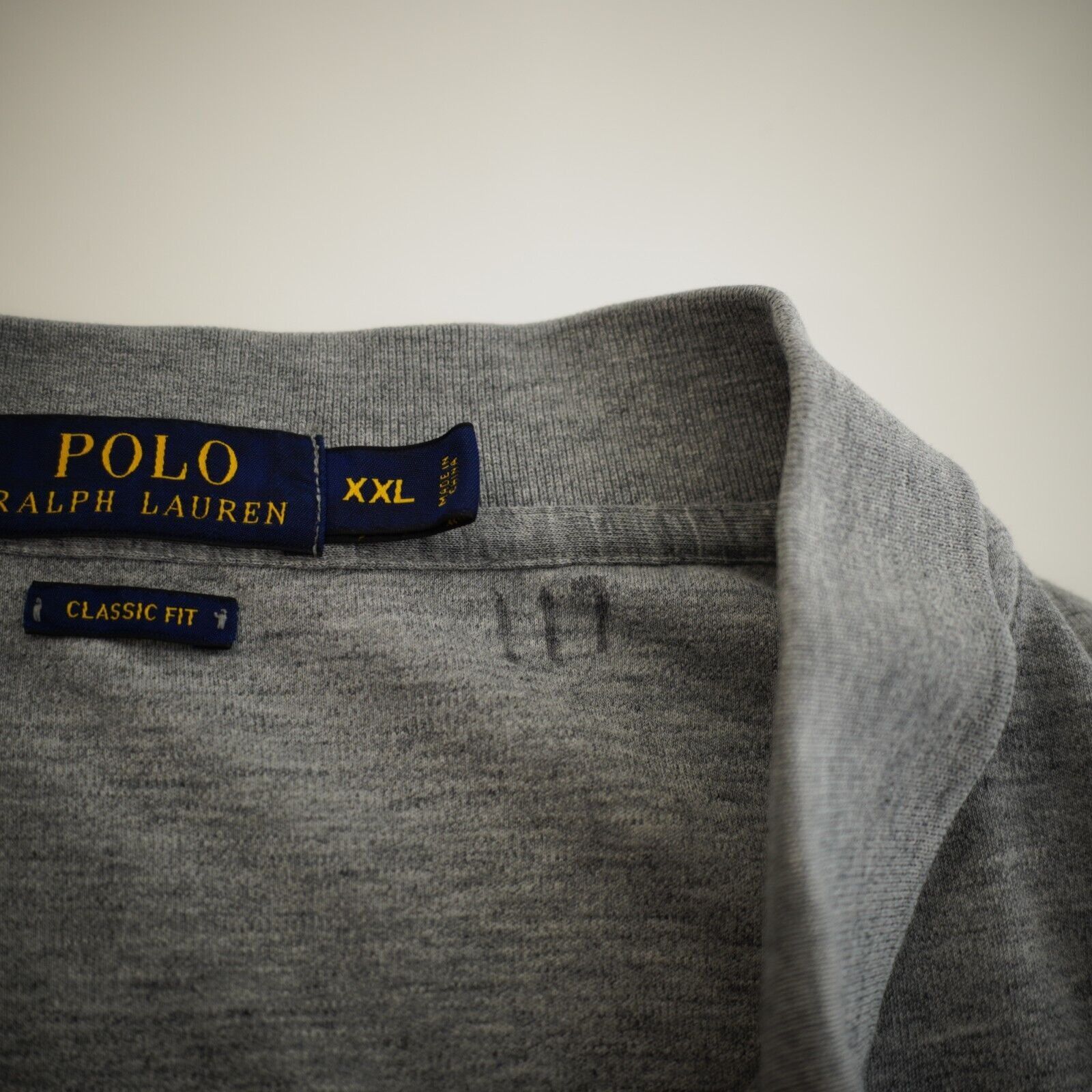 Ralph Lauren Polo Ralph Lauren Classic Fit 2XL Gray Short Sleeve Polo Shi Size US XXL / EU 58 / 5 - 9 Thumbnail
