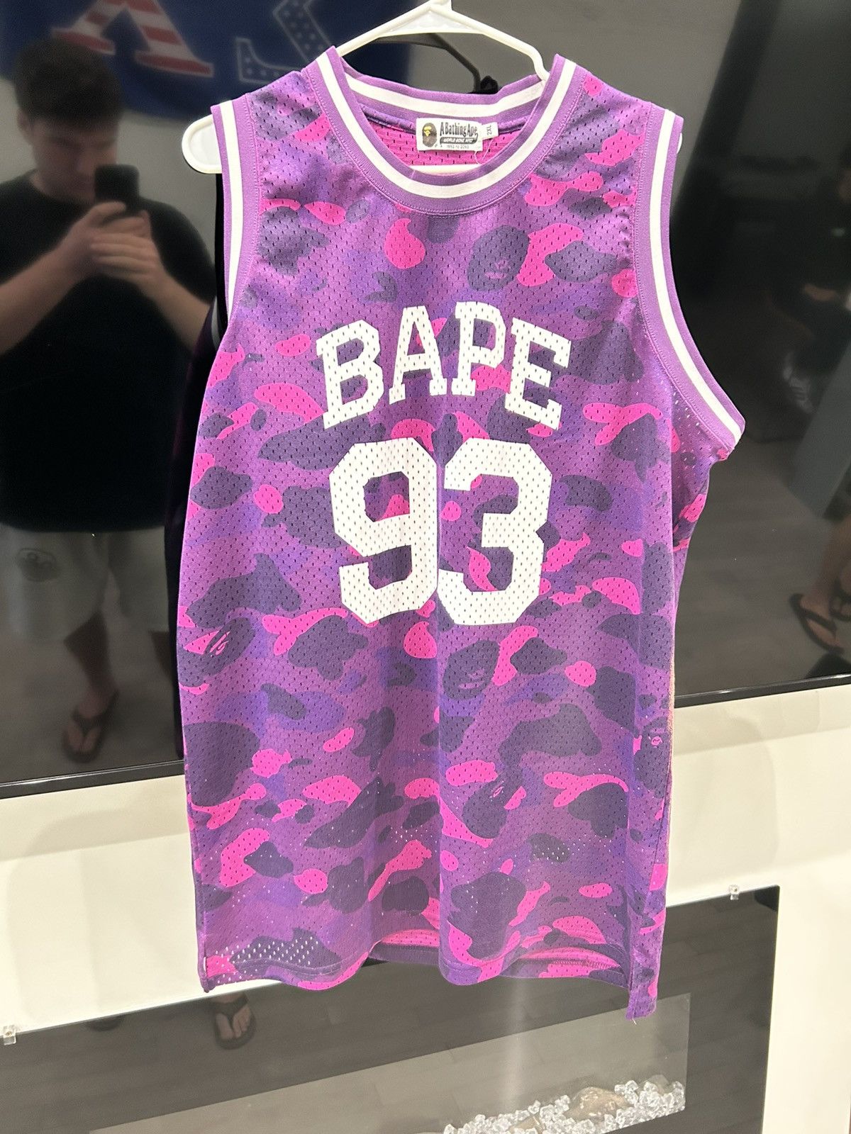 A BATHING APE® BAPE X Adidas Fb Jersey Top Bape official