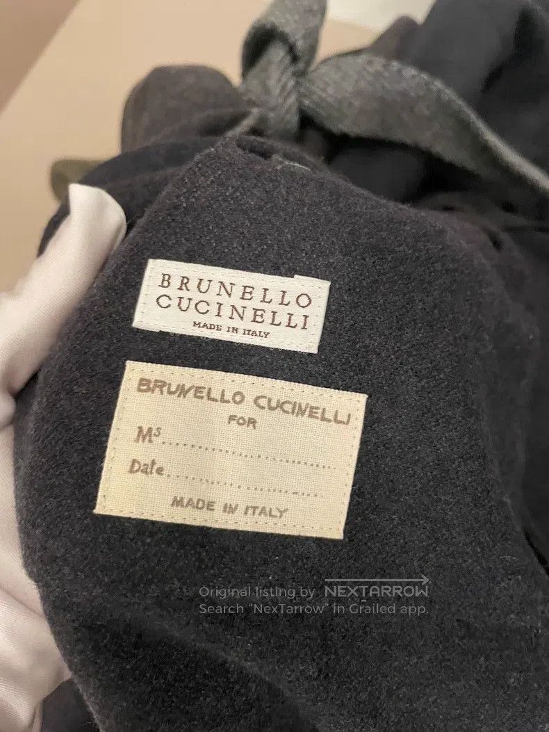 Brunello Cucinelli Brunello Cucinelli Black Gray Green Wool Coat Size US M / EU 48-50 / 2 - 5 Thumbnail