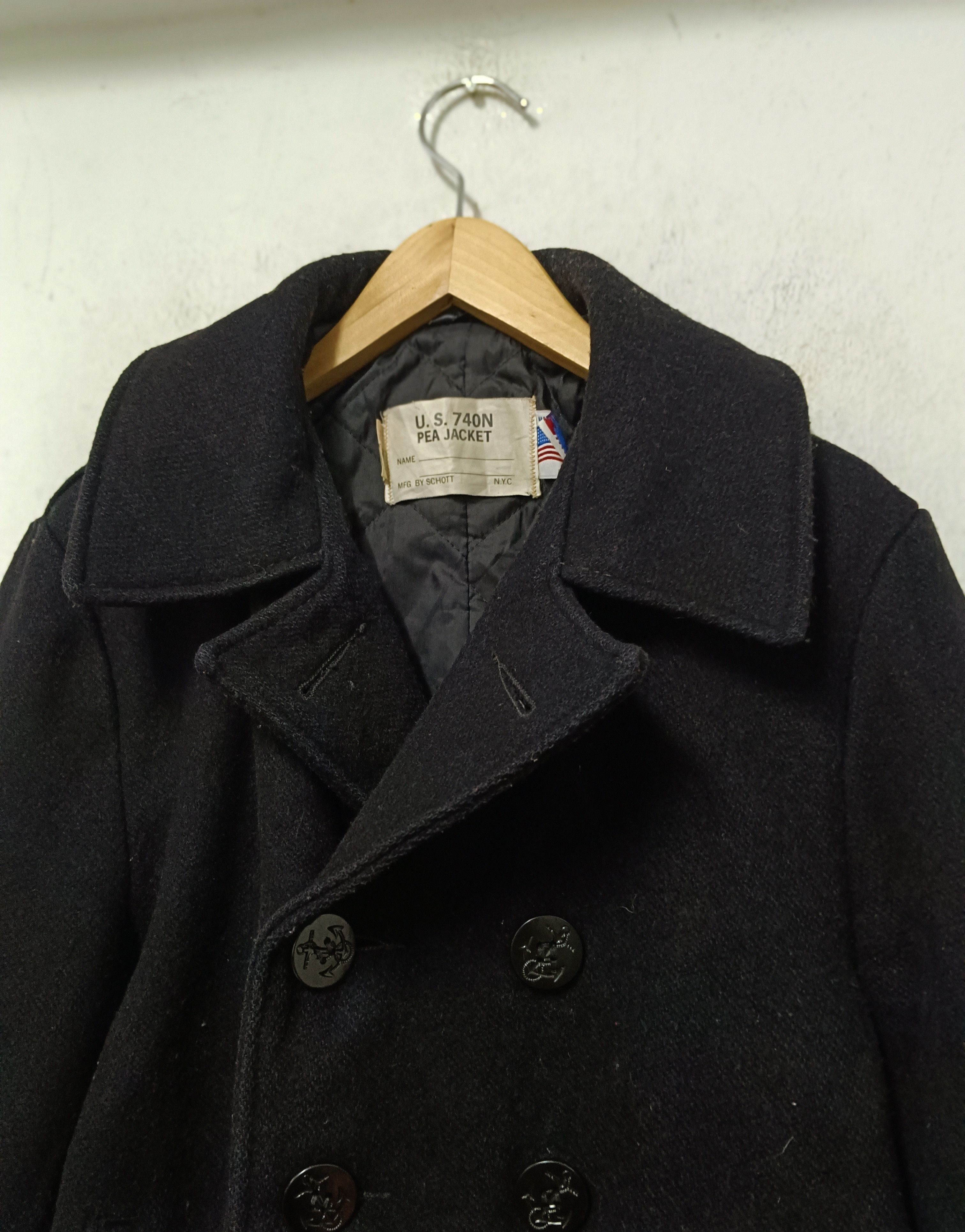 Schott Vintage Schott U.S.740N Pea Jacket Size US M / EU 48-50 / 2 - 3 Thumbnail