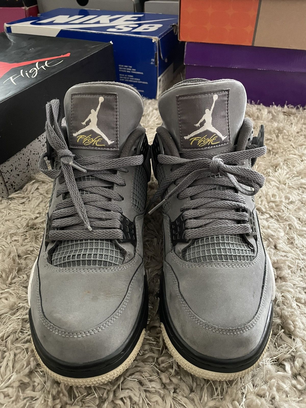 Jordan Brand Jordan 4 Cool Grey Size US 9.5 / EU 42-43 - 4 Thumbnail
