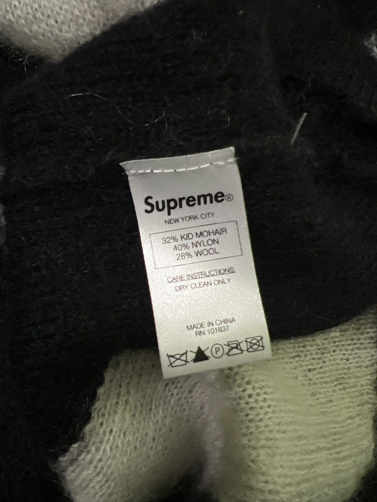 Supreme FW13 - Baby Mohair Striped Sweater Cardigan Size US L / EU 52-54 / 3 - 5 Thumbnail