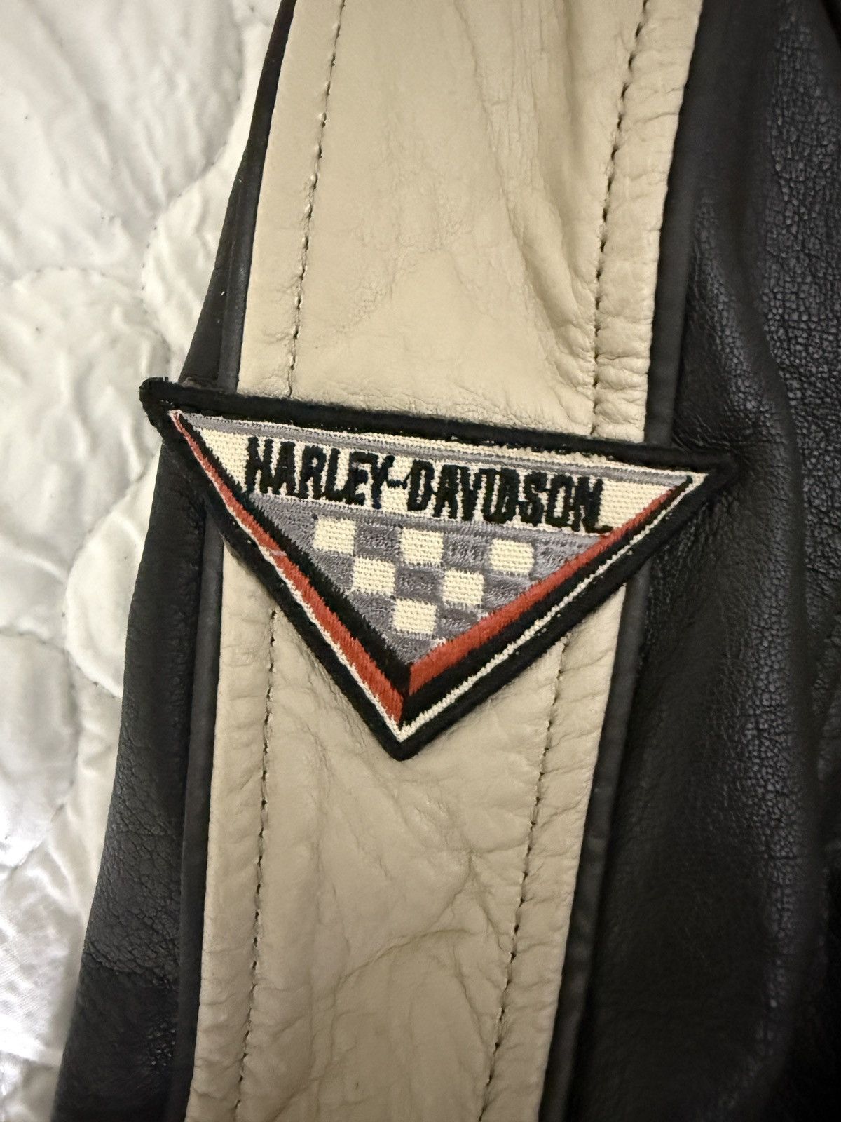Harley Davidson Harley Davidson Enduro Womens Leather Racing Jacket Size L / US 10 / IT 46 - 4 Thumbnail