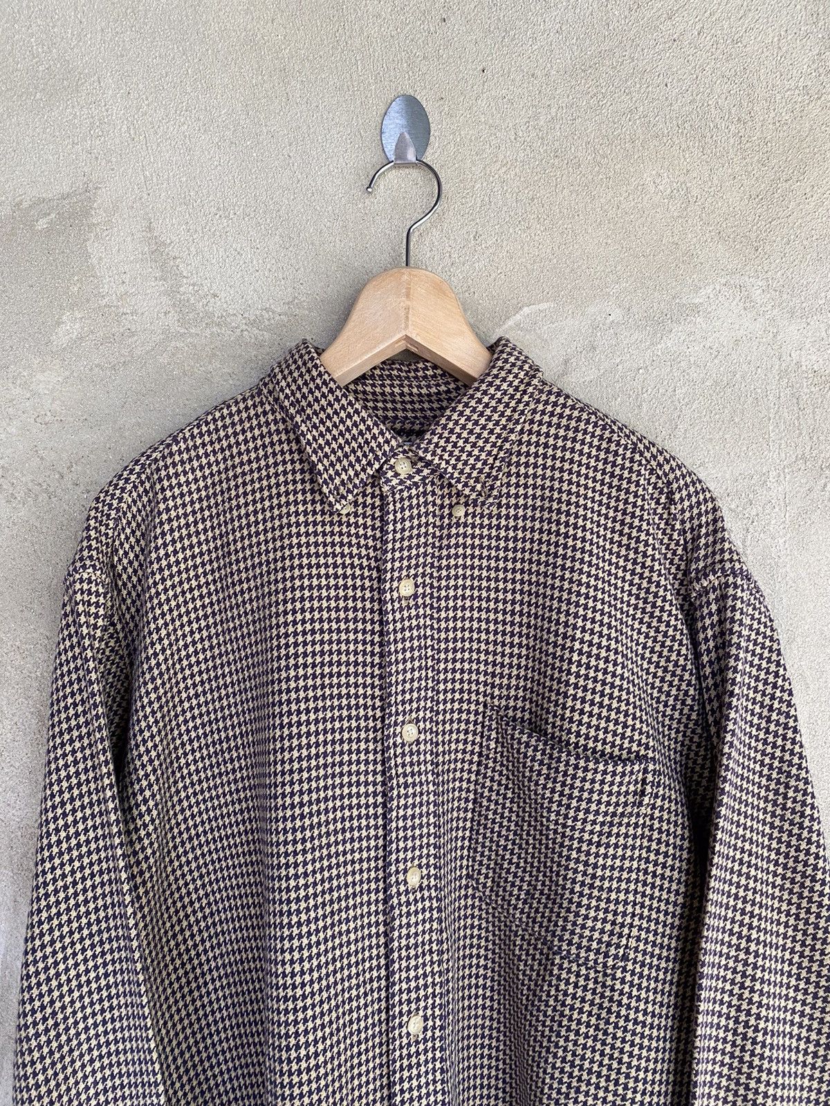 J.Crew Vintage J.Crew Rare Design Flannel Shirt Button Up Size US L / EU 52-54 / 3 - 3 Thumbnail