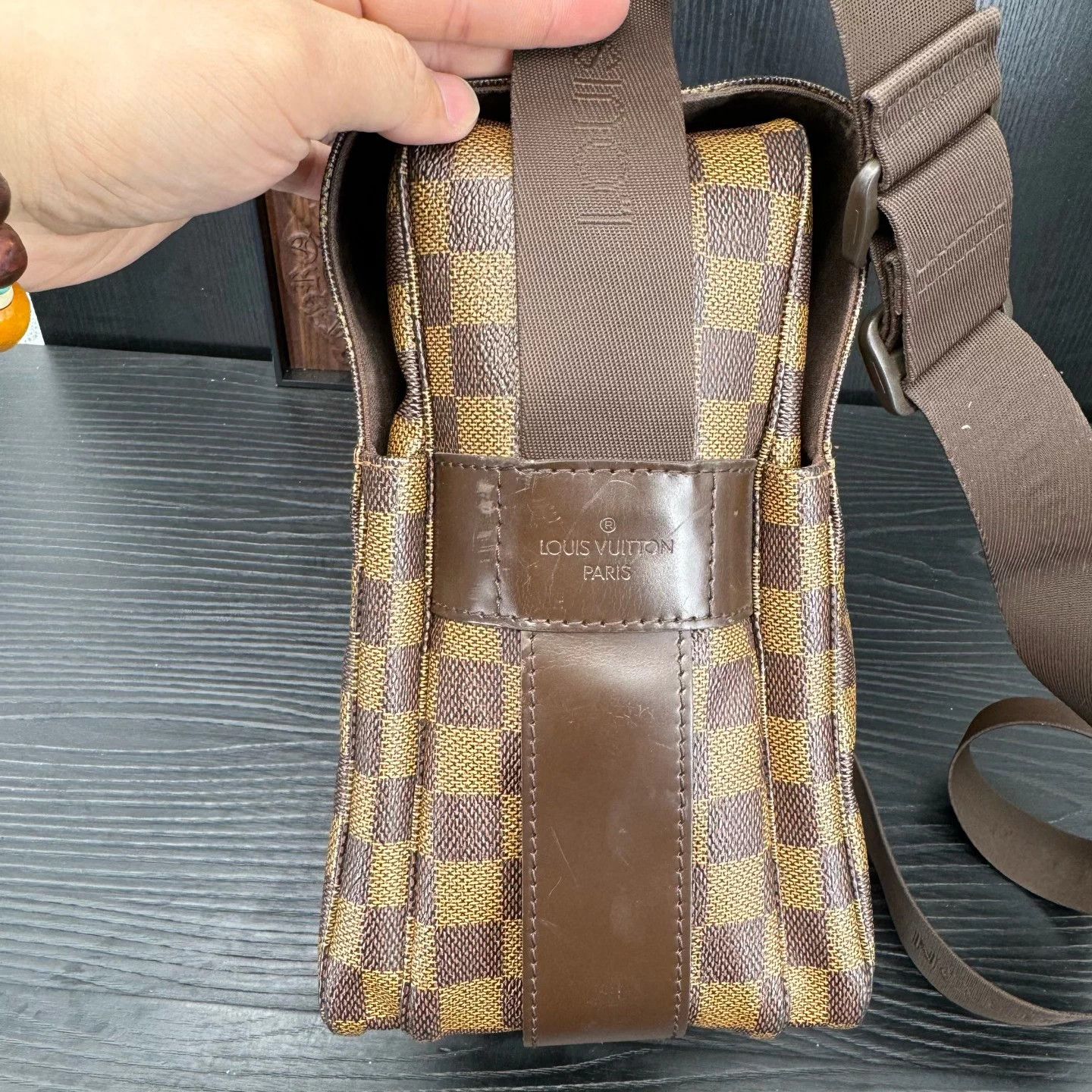 Louis Vuitton LV Brown Damier Tofu Messenger Bag 28x24cm Size ONE SIZE - 4 Thumbnail