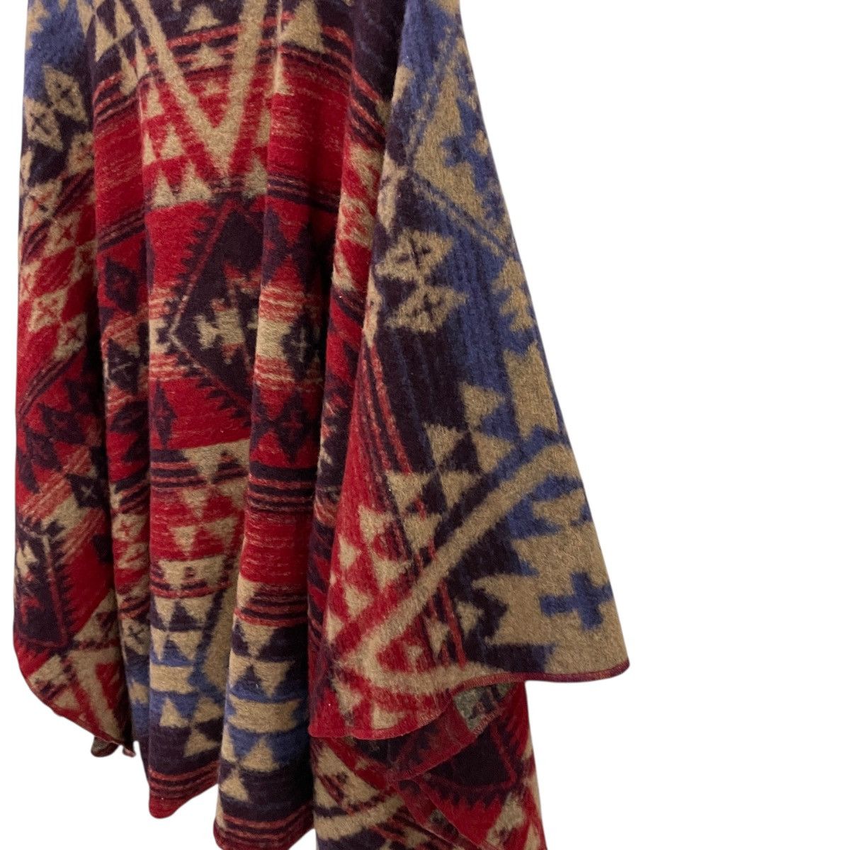 Japanese Brand Vintage Rule Ardites Aztex Navajo Art Knit Italian Ponchos Size ONE SIZE - 12 Thumbnail