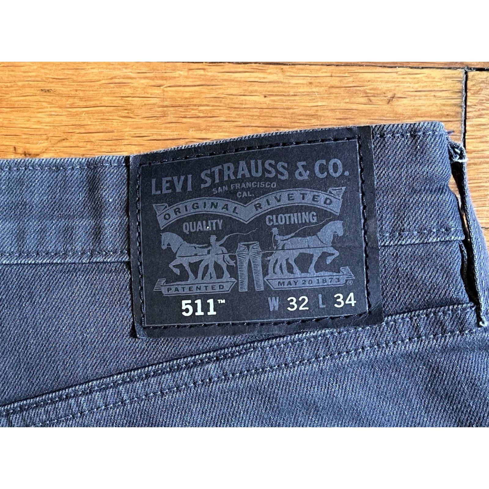 Levi's Levi’s 511 Selvedge Leg Denim Jeans Men’s 32x34 Grey Denim Jeans Slim Straight 5-Pocket Vintage: No N/A Women? (Note: Do not add) Size US 32 / EU 48 - 5 Thumbnail