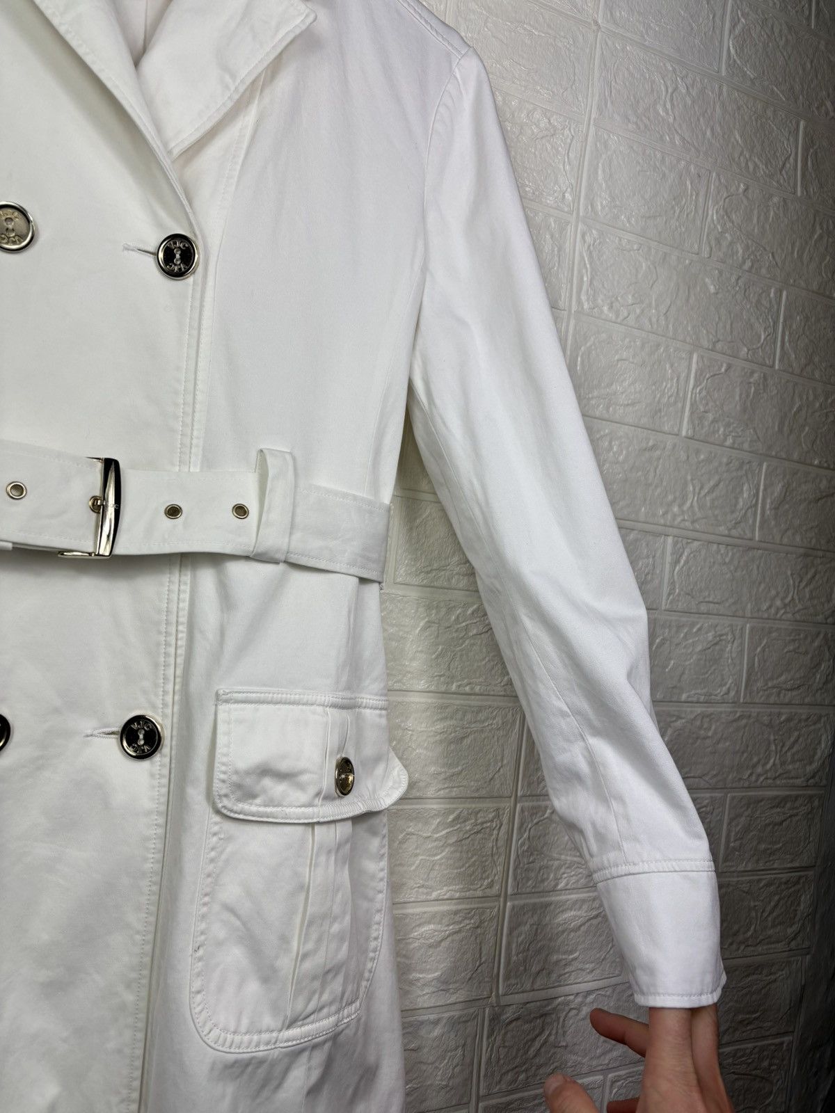 Versace Jeans Couture Versace Jeans Couture White Jacket Women’s Size S Size S / US 4 / IT 40 - 9 Thumbnail