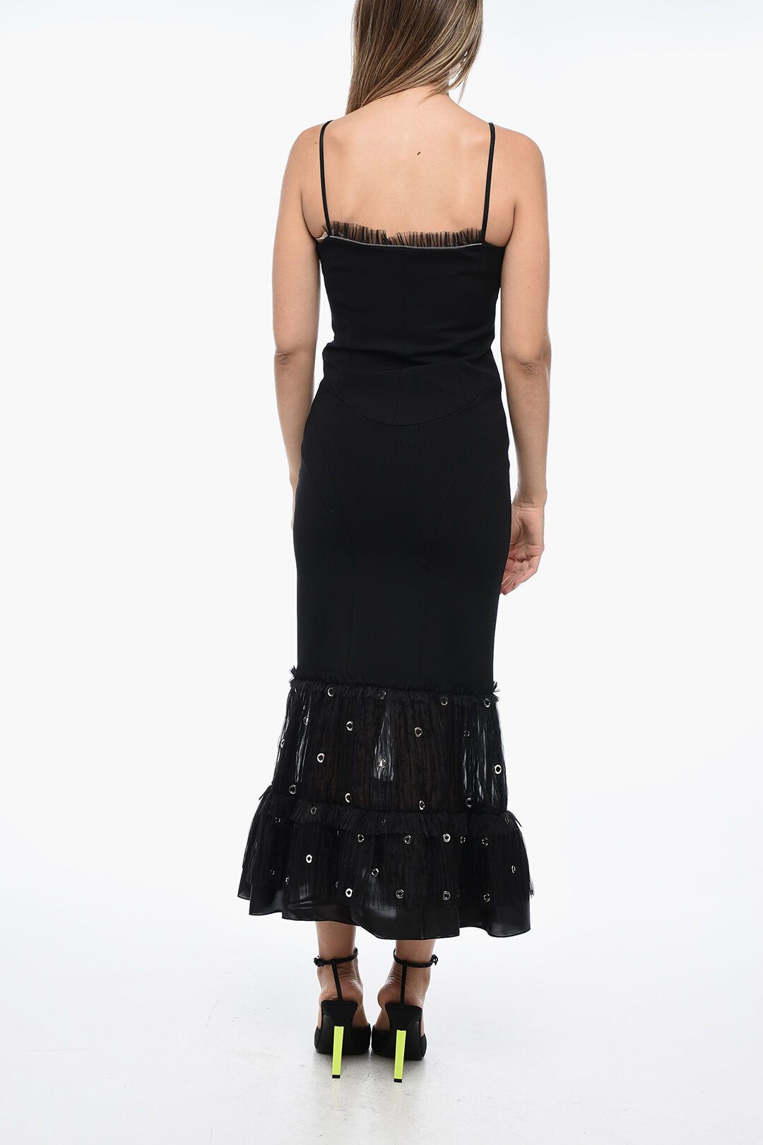 Off-White og1mm1125 Slip Dress in Black Size XS / US 0-2 / IT 36-38 - 2 Thumbnail