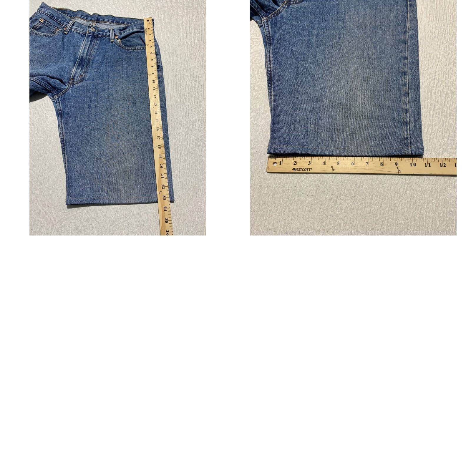 Levi's Levi's 550 Jeans Shorts Men 36x12 Bermuda Denim Blue Size US 36 / EU 52 - 8 Thumbnail