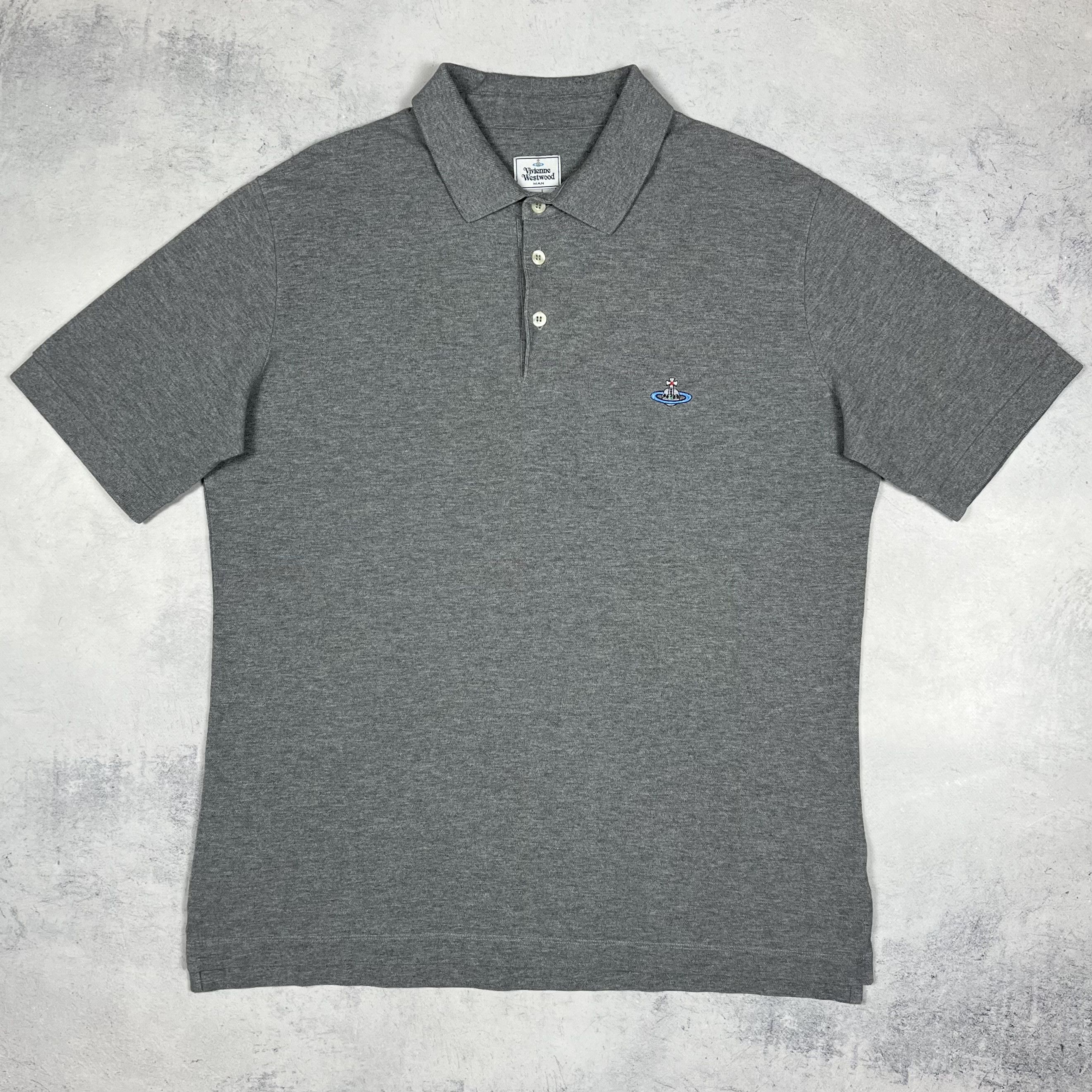 Vivienne Westwood Vivienne Westwood Orb Logo Polo Shirt Size US XL / EU 56 / 4 - 2 Thumbnail