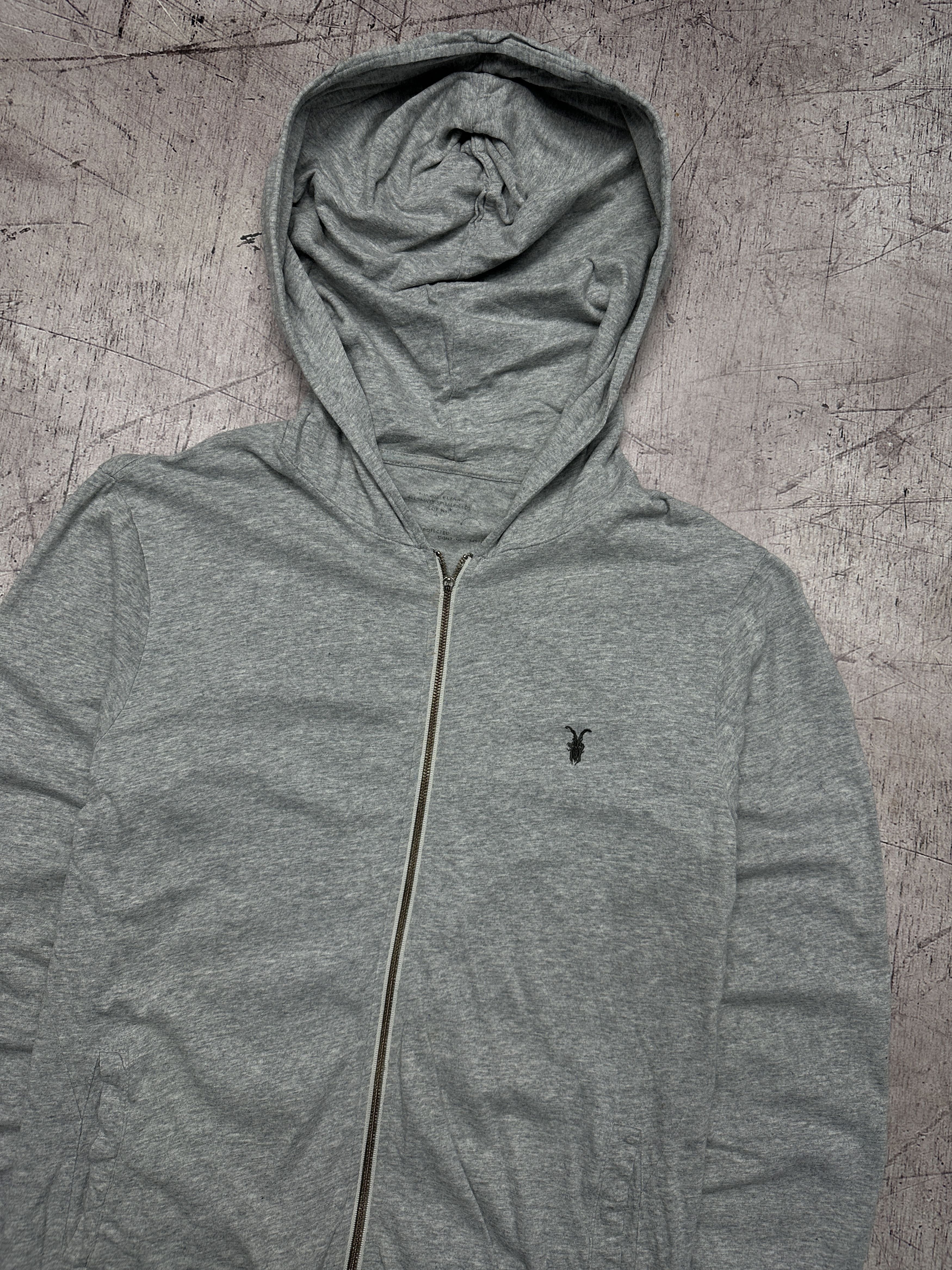 Allsaints Allsaints Vintage Mens Bone Zip Hoodie Size US M / EU 48-50 / 2 - 2 Thumbnail